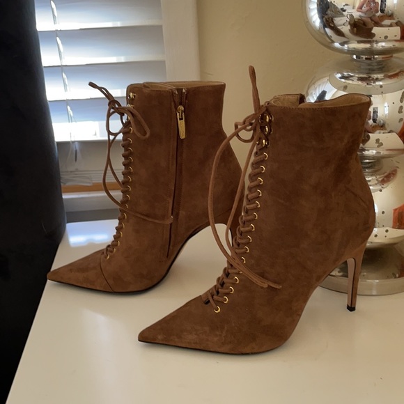 Sergio Rossi size 37 Scarpe Donna Bootie RRP $995 - Picture 6 of 10